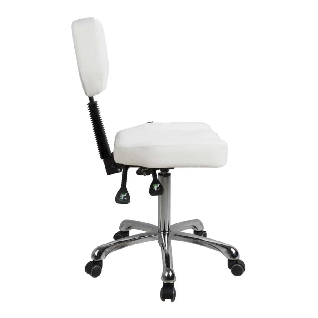 Esthetician Chair with Backrest