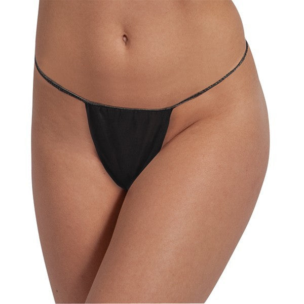 Thong Panty Black 100/PK