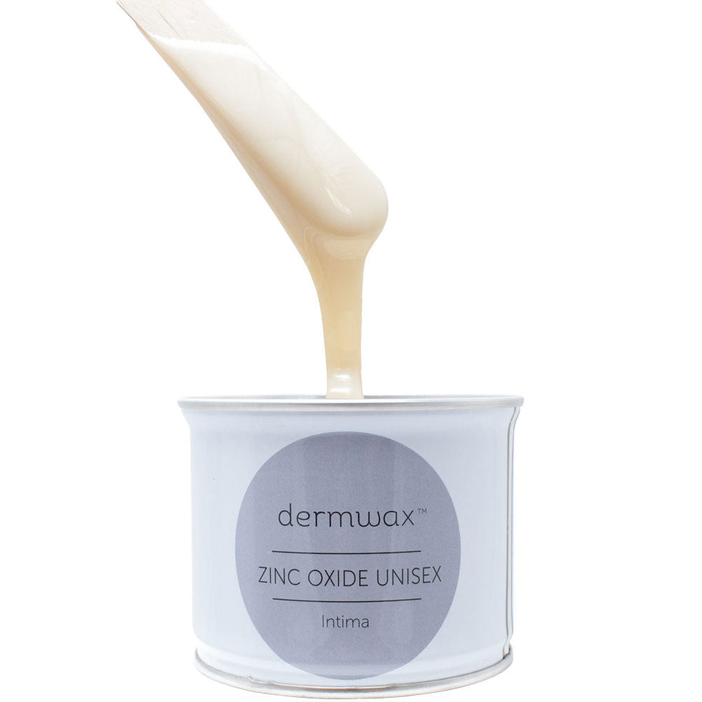 Dermwax Zinc Oxide Unisex Intima Metallic White Soft Wax