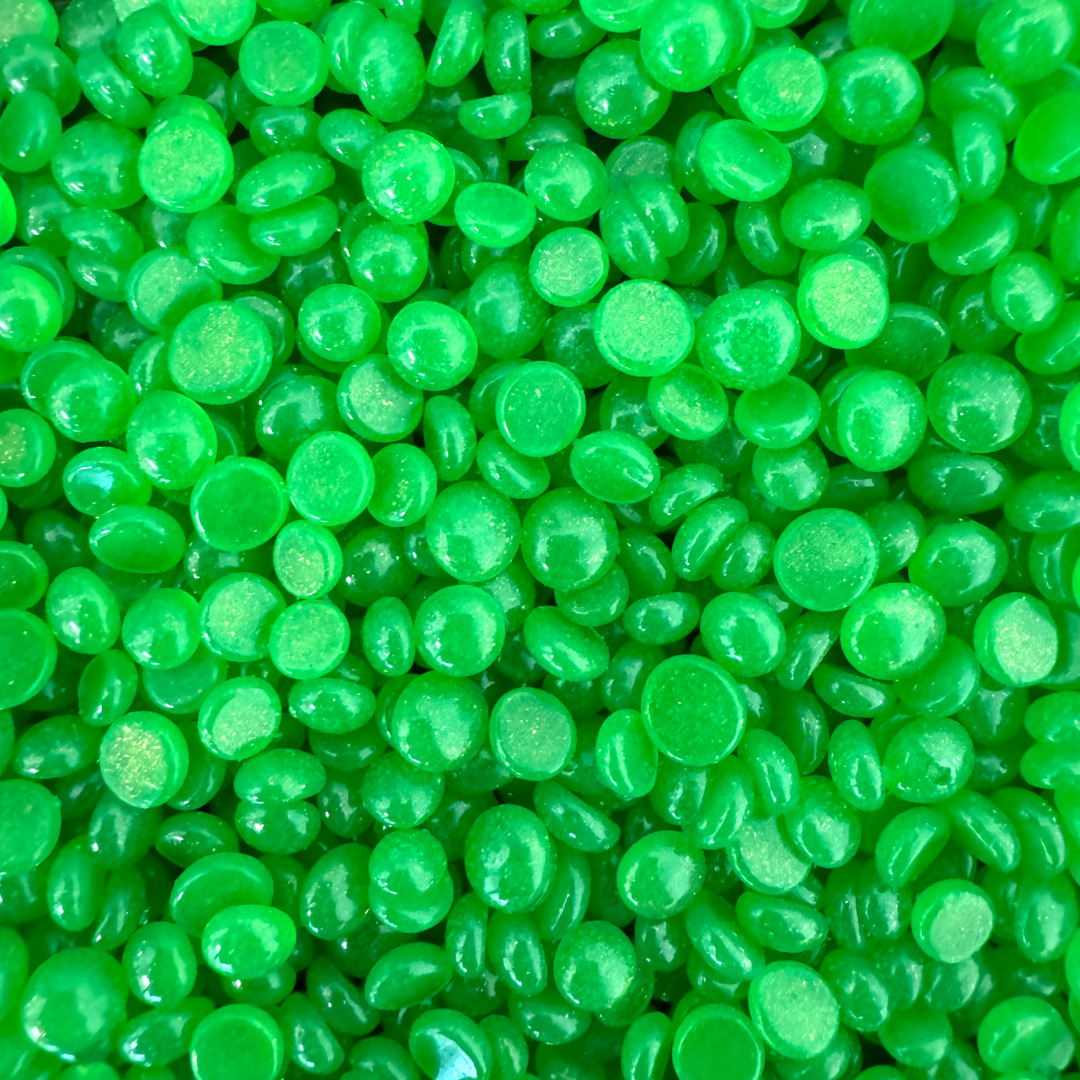 Dermwax Elite NAKED Sparkle Kiwi Hard Wax Beads