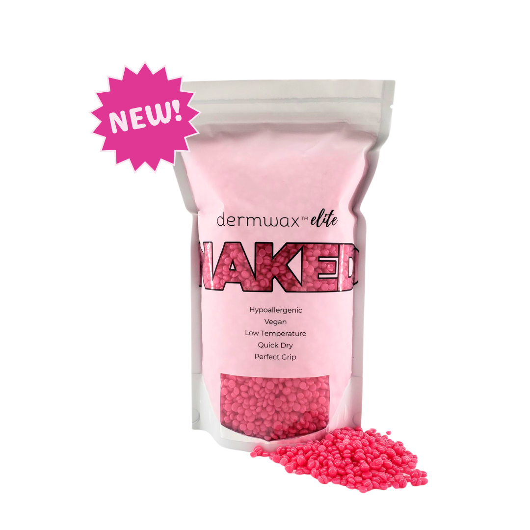 Dermwax Elite NAKED Sparkle Malibu Hard Wax Beads