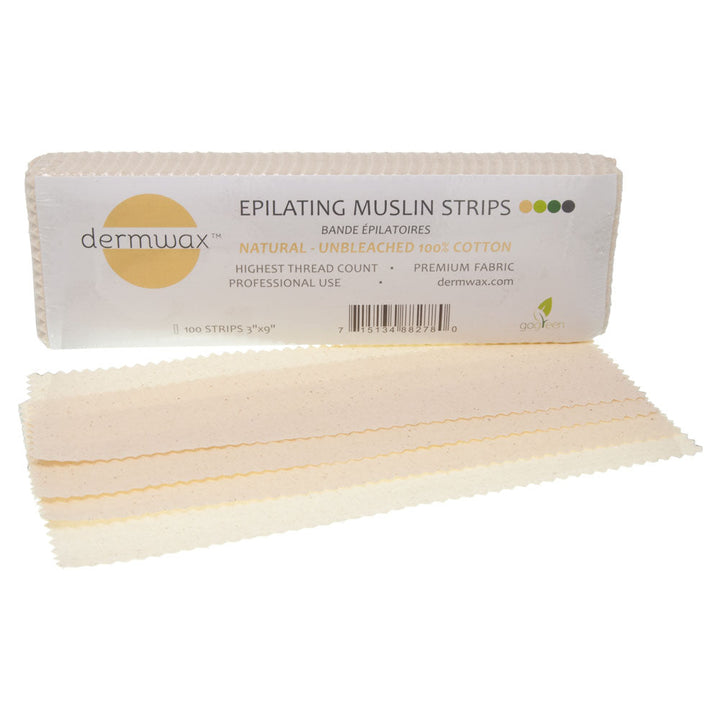 Muslin Strip Natural 3" x 9" - 100/PK