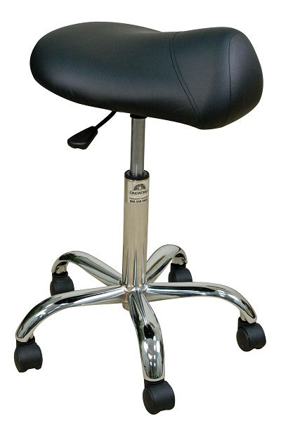 Oakworks Professional Saddle Seat Stool High Height