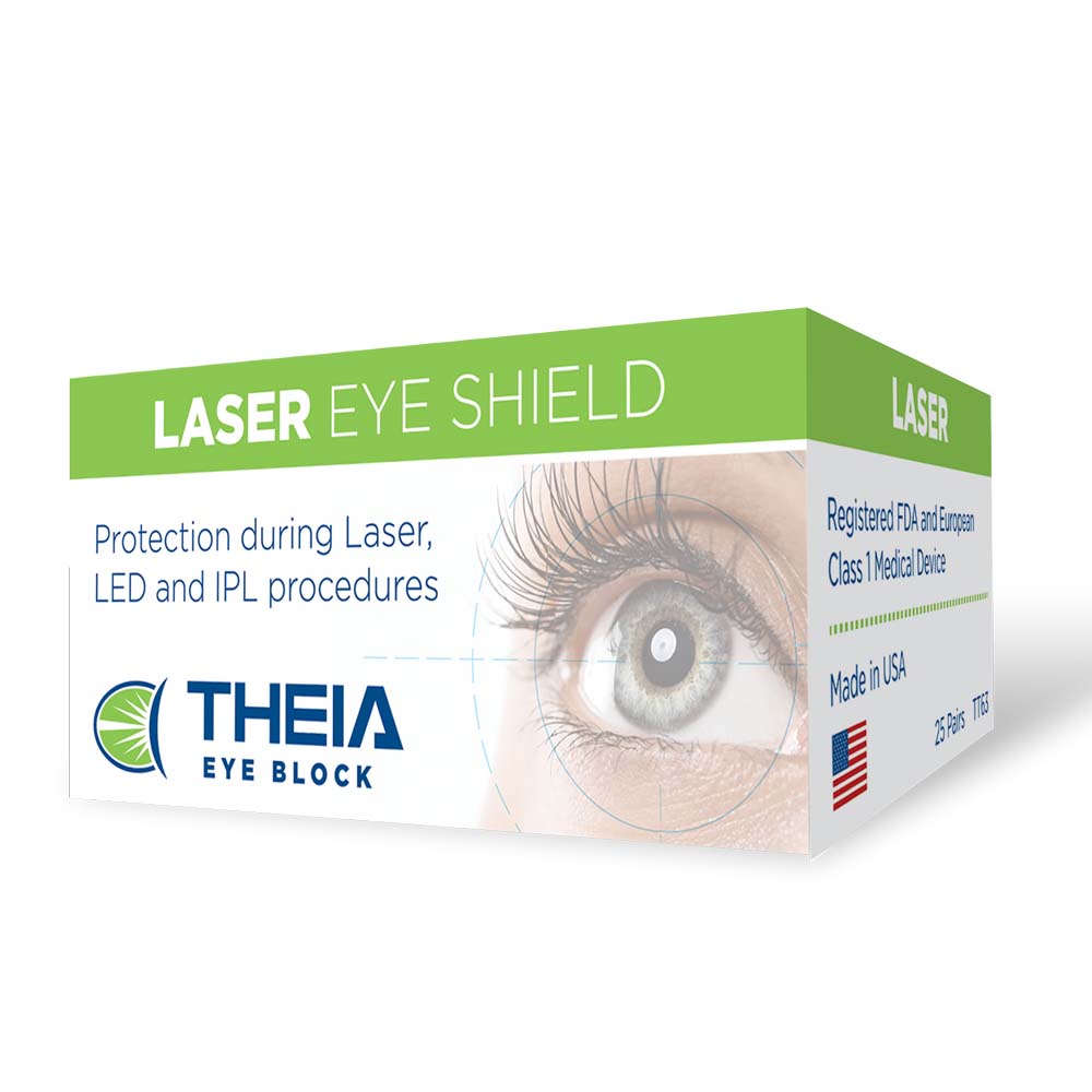 Theia Eye Block TT63 Laser-Eye Shield, 25 Pairs