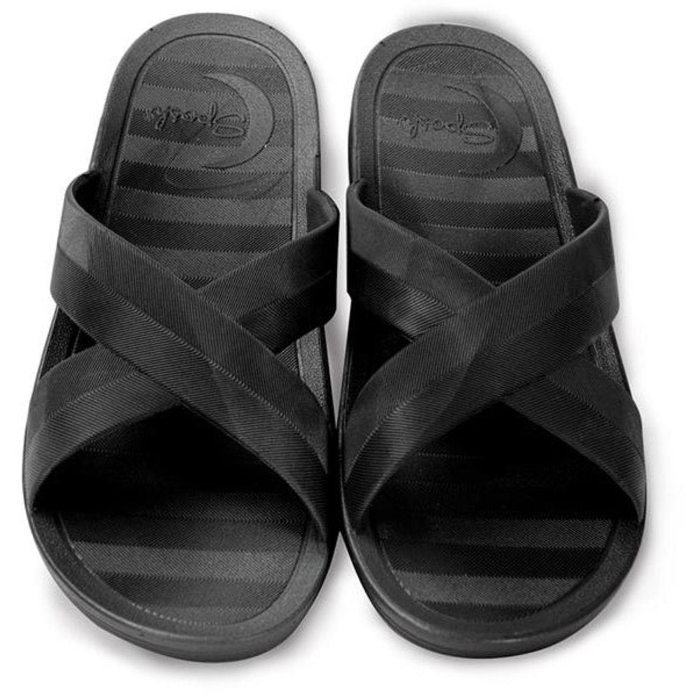 Sposh Cross Strap Sandals